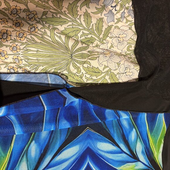 Parisline Layered Colorful Long Sleeve Dress S NWOT - Picture 8 of 11